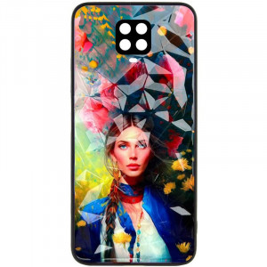 TPU+PC чехол Prisma Ladies для Xiaomi Redmi Note 9s / Note 9 Pro / Note 9 Pro Max Peonies