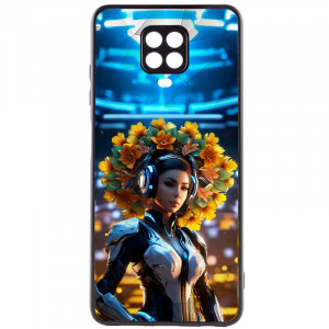 TPU+PC чехол Prisma Ladies для Xiaomi Redmi Note 9s / Note 9 Pro / Note 9 Pro Max Cyberpunk