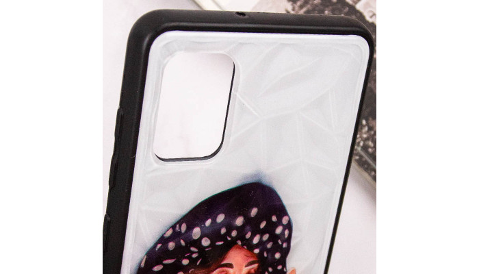 TPU+PC чехол Prisma Ladies для Samsung Galaxy A31 Girl in a hat - фото