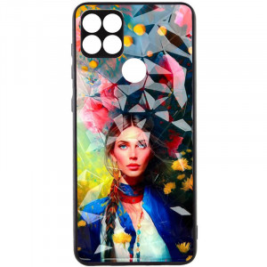 TPU+PC чехол Prisma Ladies для Xiaomi Redmi 9C Peonies