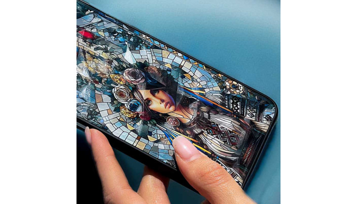 TPU+PC чохол Prisma Ladies для Xiaomi Redmi 9C Mosaic - фото