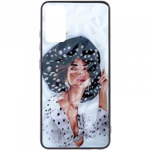 TPU+PC чехол Prisma Ladies для Samsung Galaxy S20 FE Girl in a hat