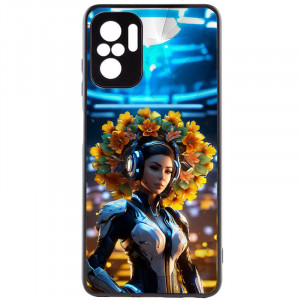 TPU+PC чехол Prisma Ladies для Xiaomi Redmi Note 10 Pro / 10 Pro Max Cyberpunk