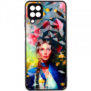 TPU+PC чехол Prisma Ladies для Samsung Galaxy A12 / M12 Peonies