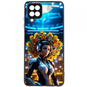 TPU+PC чехол Prisma Ladies для Samsung Galaxy A12 / M12 Cyberpunk