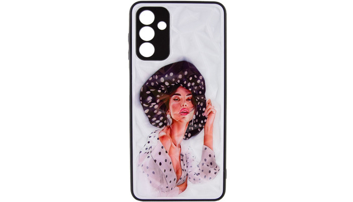 TPU+PC чехол Prisma Ladies для Samsung Galaxy A54 5G Girl in a hat - фото