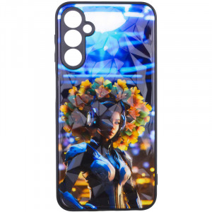 TPU+PC чехол Prisma Ladies для Samsung Galaxy A54 5G Cyberpunk