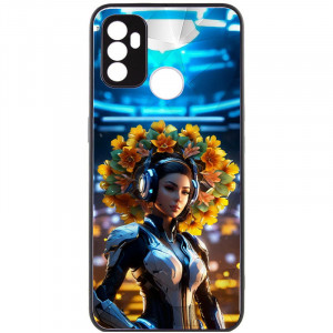 TPU+PC чехол Prisma Ladies для Oppo A53 / A32 / A33 Cyberpunk