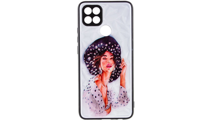TPU+PC чехол Prisma Ladies для Oppo A15s / A15 Girl in a hat - фото