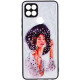 TPU+PC чохол Prisma Ladies для Oppo A15s / A15 Girl in a hat - фото