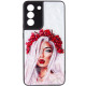 TPU+PC чохол Prisma Ladies для Samsung Galaxy S21 FE Ukrainian Girl - фото