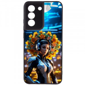 TPU+PC чехол Prisma Ladies для Samsung Galaxy S21 FE Cyberpunk