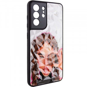 TPU+PC чохол Prisma Ladies для Samsung Galaxy S22 Ultra Chocolate