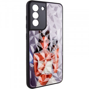 TPU+PC чехол Prisma Ladies для Samsung Galaxy S22+ Black in White