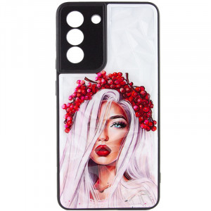 TPU+PC чехол Prisma Ladies для Samsung Galaxy S22+ Ukrainian Girl