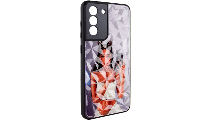 TPU+PC чохол Prisma Ladies для Samsung Galaxy S22 Black in White - фото