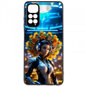 TPU+PC чехол Prisma Ladies для Xiaomi Redmi Note 11 Pro 4G/5G / 12 Pro 4G Cyberpunk