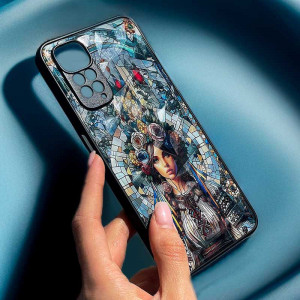 TPU+PC чехол Prisma Ladies для Xiaomi Redmi Note 11 Pro 4G/5G / 12 Pro 4G Mosaic