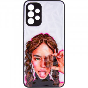 TPU+PC чехол Prisma Ladies для Samsung Galaxy A33 5G Chocolate