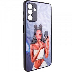 TPU+PC чехол Prisma Ladies для Samsung Galaxy M23 5G / M13 Black in White