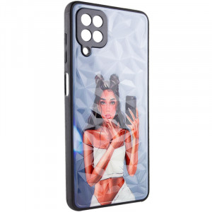 TPU+PC чехол Prisma Ladies для Samsung Galaxy M53 5G Black in White