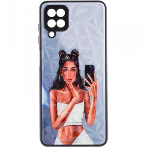 TPU+PC чехол Prisma Ladies для Samsung Galaxy M33 5G Black in White