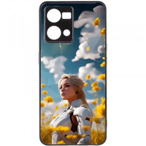 TPU+PC чохол Prisma Ladies для Oppo Reno 7 4G Anime