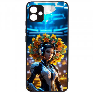 TPU+PC чехол Prisma Ladies для Samsung Galaxy A04 Cyberpunk