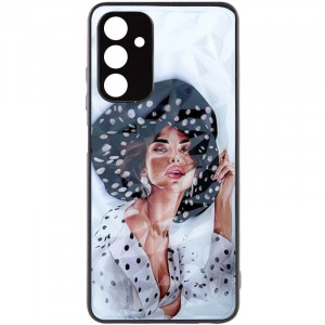 TPU+PC чохол Prisma Ladies для Samsung Galaxy A04s Girl in a hat