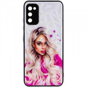 TPU+PC чохол Prisma Ladies для Samsung Galaxy A04s Pink