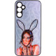 TPU+PC чохол Prisma Ladies для Samsung Galaxy A04s Rabbit - фото