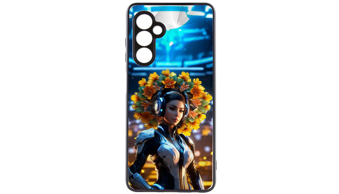 TPU+PC чехол Prisma Ladies для Samsung Galaxy A04s Cyberpunk - фото