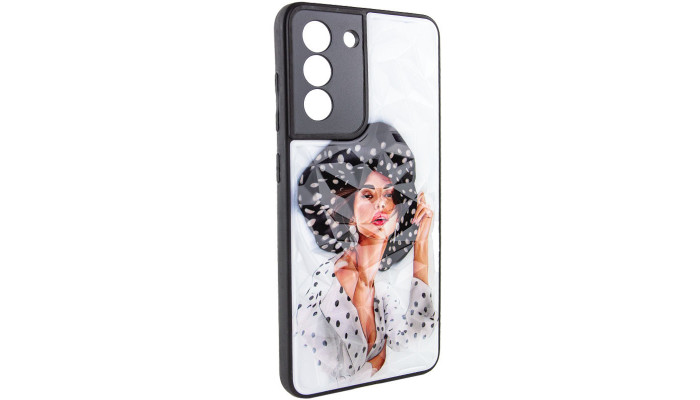 TPU+PC чехол Prisma Ladies для Samsung Galaxy S23 Girl in a hat - фото