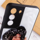 TPU+PC чехол Prisma Ladies для Samsung Galaxy S23 Girl in a hat - фото