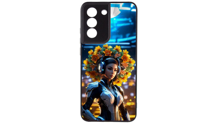 TPU+PC чехол Prisma Ladies для Samsung Galaxy S23 Cyberpunk - фото