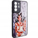 TPU+PC чохол Prisma Ladies для Samsung Galaxy S23 Ultra Black in White