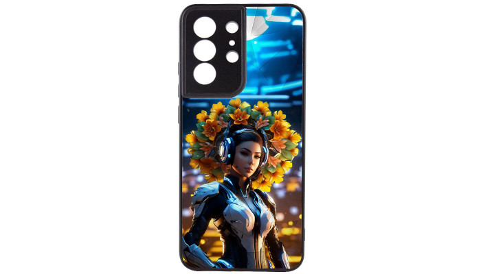 TPU+PC чехол Prisma Ladies для Samsung Galaxy S23 Ultra Cyberpunk - фото