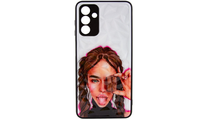 TPU+PC чехол Prisma Ladies для Samsung Galaxy A34 5G Chocolate - фото