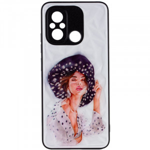 TPU+PC чехол Prisma Ladies для Xiaomi Redmi 12C / Poco C55 Girl in a hat