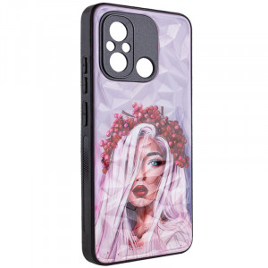 TPU+PC чехол Prisma Ladies для Xiaomi Redmi 12C / Poco C55 Ukrainian Girl