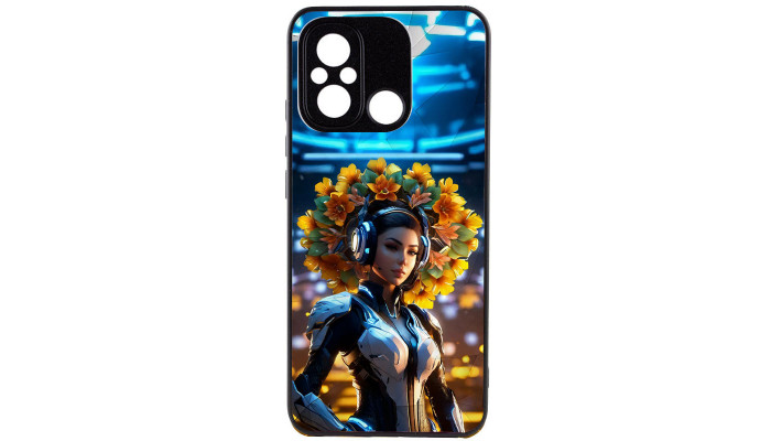 TPU+PC чохол Prisma Ladies для Xiaomi Redmi 12C / Poco C55 Cyberpunk - фото