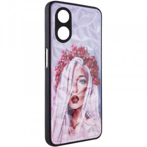 TPU+PC чехол Prisma Ladies для Oppo Reno 8 T 4G Ukrainian Girl