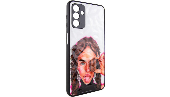 TPU+PC чехол Prisma Ladies для Samsung Galaxy A24 4G Chocolate - фото