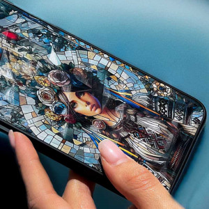 TPU+PC чехол Prisma Ladies для Samsung Galaxy A24 4G Mosaic