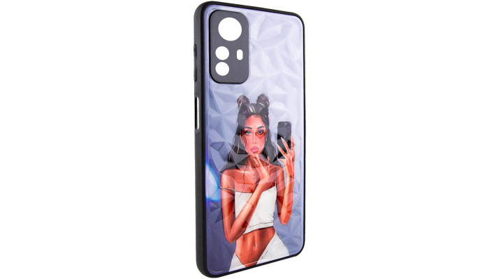 TPU+PC чохол Prisma Ladies для Xiaomi Redmi Note 12S Black in White - фото