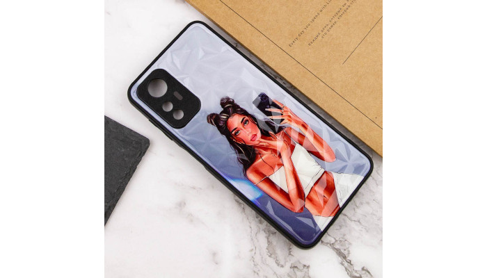 TPU+PC чехол Prisma Ladies для Xiaomi Redmi Note 12S Black in White - фото