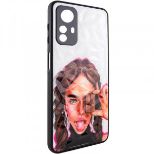 TPU+PC чохол Prisma Ladies для Xiaomi Redmi Note 12S Chocolate