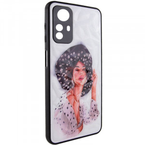 TPU+PC чохол Prisma Ladies для Xiaomi Redmi Note 12S Girl in a hat