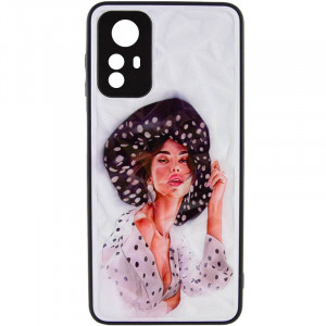 TPU+PC чехол Prisma Ladies для Xiaomi Redmi Note 12S Girl in a hat