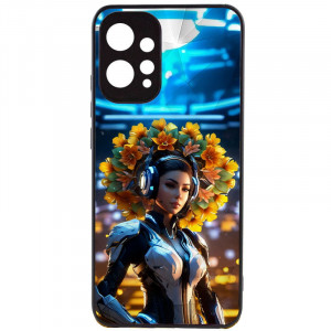 TPU+PC чехол Prisma Ladies для Xiaomi Redmi 12 Cyberpunk